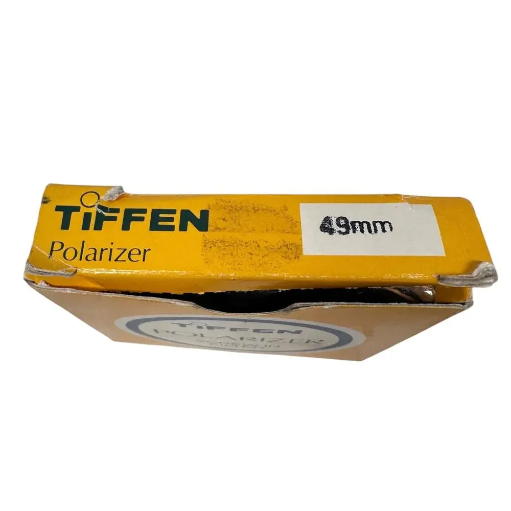Vintage Tiffen Polarizer Screw-In Photographer Camera Lens Filter 49mm‎ Circular
